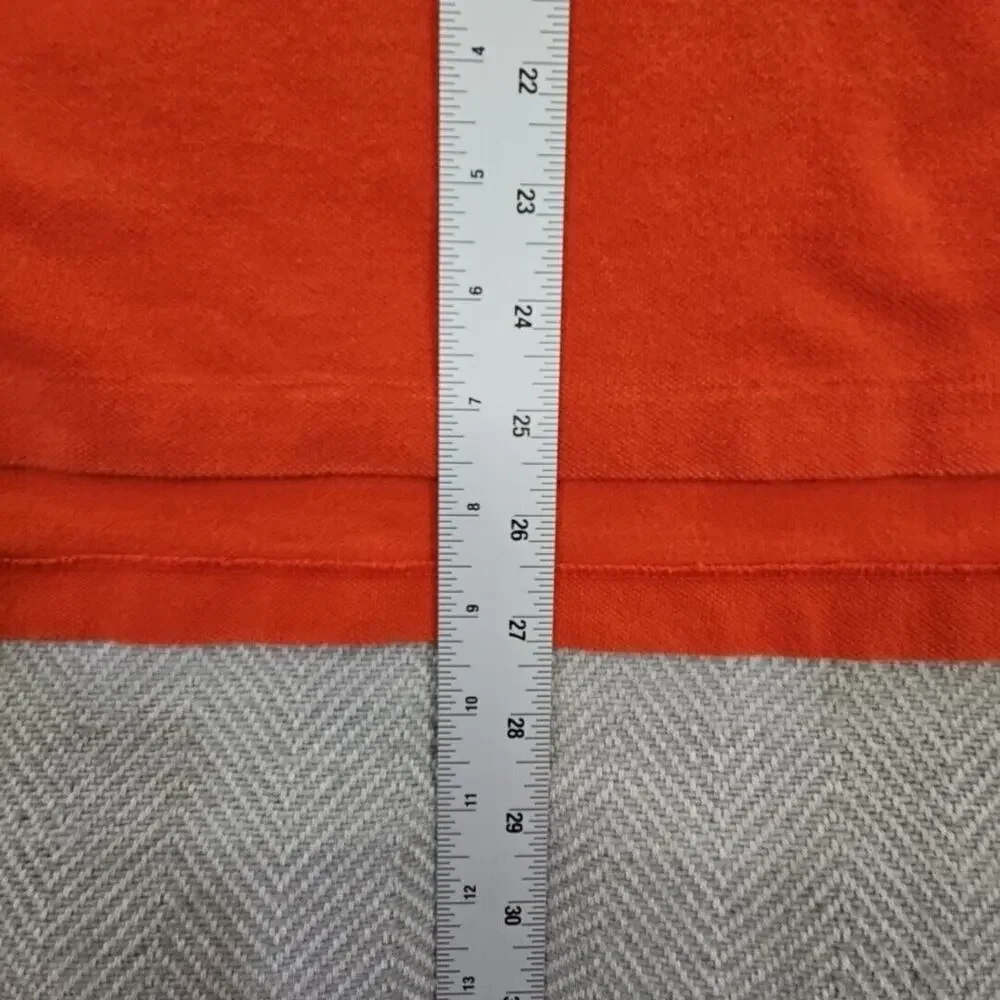 Polo Ralph Lauren Rugby Shirt Men's‎ Large Orange Pony Long Sleeve Cotton Y2K